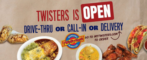 Twisters Burgers And Burritos food