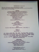 Kelly's Creekside Inn menu