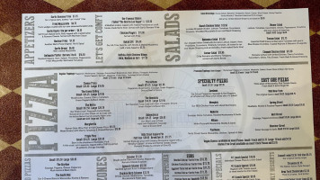 Metro Pizza menu