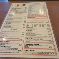 The Cracked Egg menu