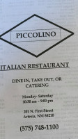 Piccolino food