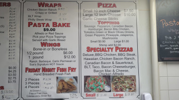 Pizza Pantry menu