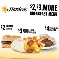 Hardee’s food