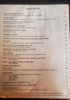 Back Porch Restaurant menu