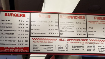 Five Guys menu