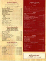 Veano's Italian Kitchen 2 menu