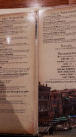 A Ca Mia menu