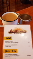 Joe Momma's Breakfast Eatery menu