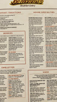 Joe Momma's Breakfast Eatery menu