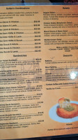 Sultan Kebab menu