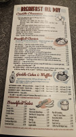 104 Diner menu