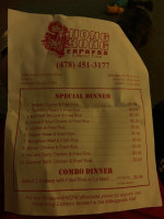 Hong Kong Express menu