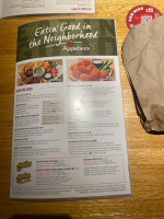 Applebee's Grill menu