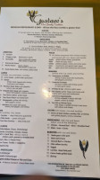 Gustavo's Mexican Restaurant And Bar menu