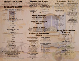 The Ravioli House menu