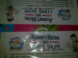 Joanne's Kitchen menu