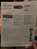 Butcher & Bee menu