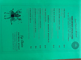 Thumb Brewery menu