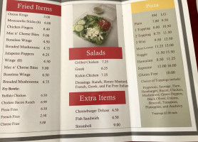 Pizza House menu