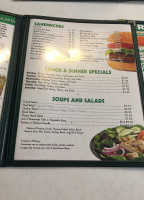 Green Acres menu