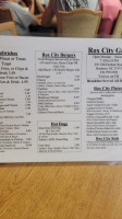 Rox City Grill menu