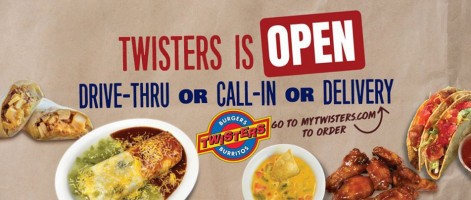 Twisters Burgers And Burritos food