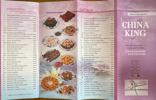 China King menu