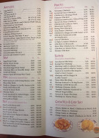 China King menu