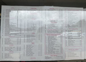 China Chef menu