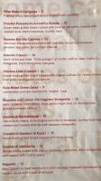 Sale Pepe Pizzeria E Cucina menu