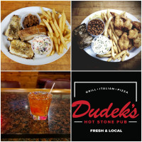 Dudek's Hot Stone Pub food