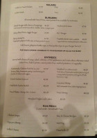 Franklin Street Grill menu