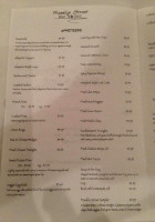 Franklin Street Grill menu