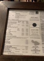 Paia Fishmarket Front Street menu