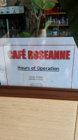 Cafe Roseanne food