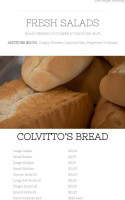 Colvitto's Pizza Bakery menu