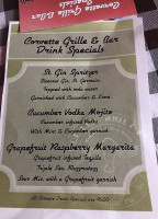 Corvette Grille menu