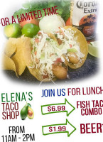 Elena's Taco Shop food