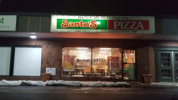 Santo's Pizza food