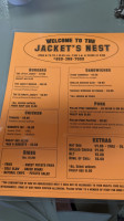 Jackets Nest menu