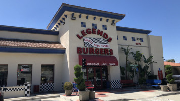 Legends Burgers outside