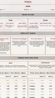 The Great Plains Sauce Dough Co. menu