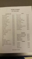 Viking Korner menu