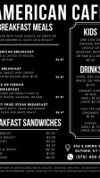 American Cafe menu