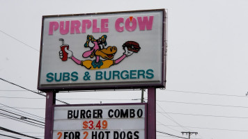 Purple Cow outside