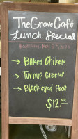 Grove menu