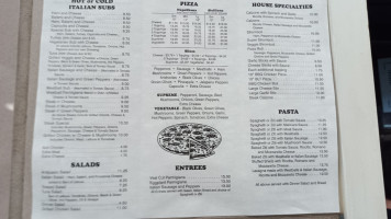 Italian Village Authentic Pizzeria menu