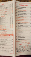 China One menu