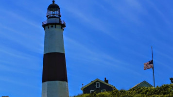 Montauk Point Lighthouse Museum outside