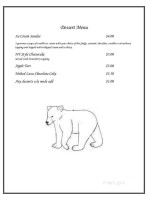 Bear Claw Grill menu